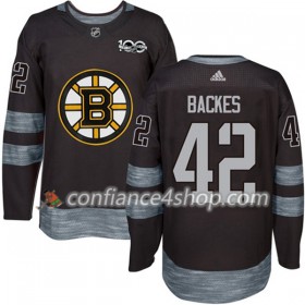 Adidas Maillot de Hockey Boston Bruins David Backes 42 1917-2017 100th Anniversary Noir Authentic - Homme